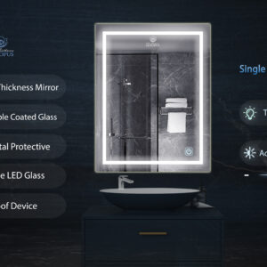 Custom LED Touch Mirror